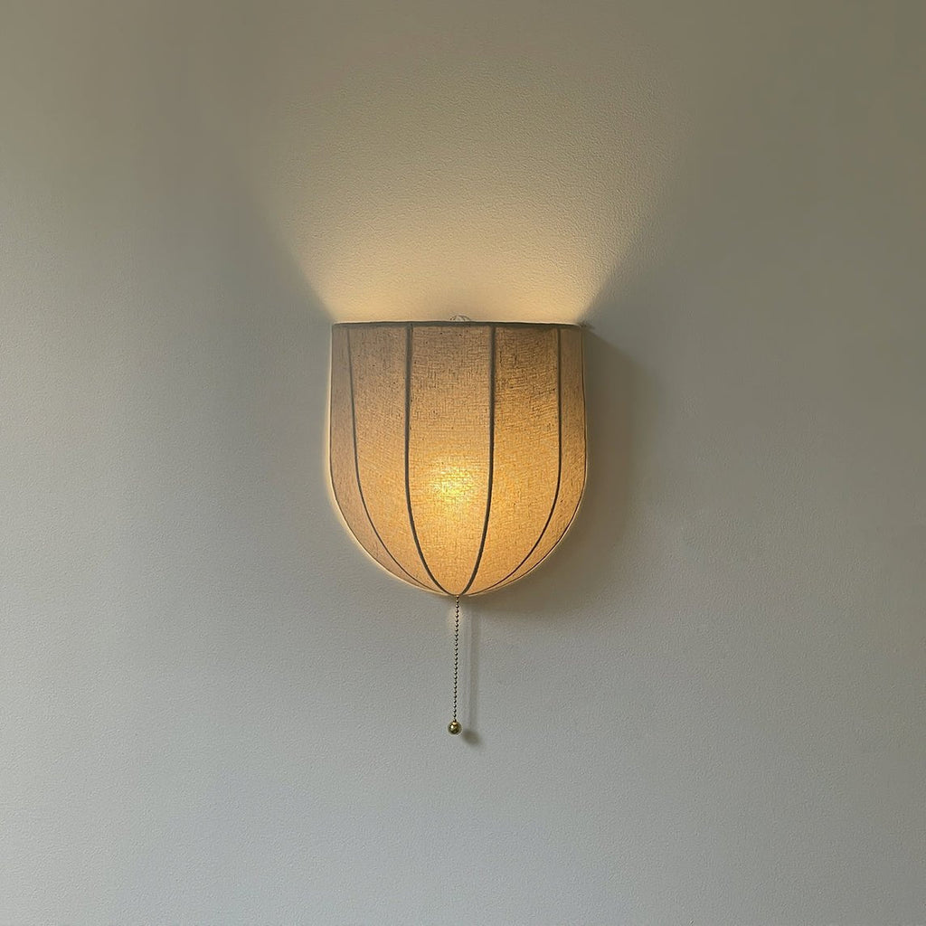 Griswold Applique Murale en Toile de Lin Naturel - Neutralighting