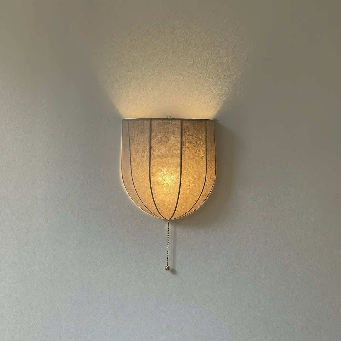 Griswold Applique Murale en Toile de Lin Naturel - Neutralighting