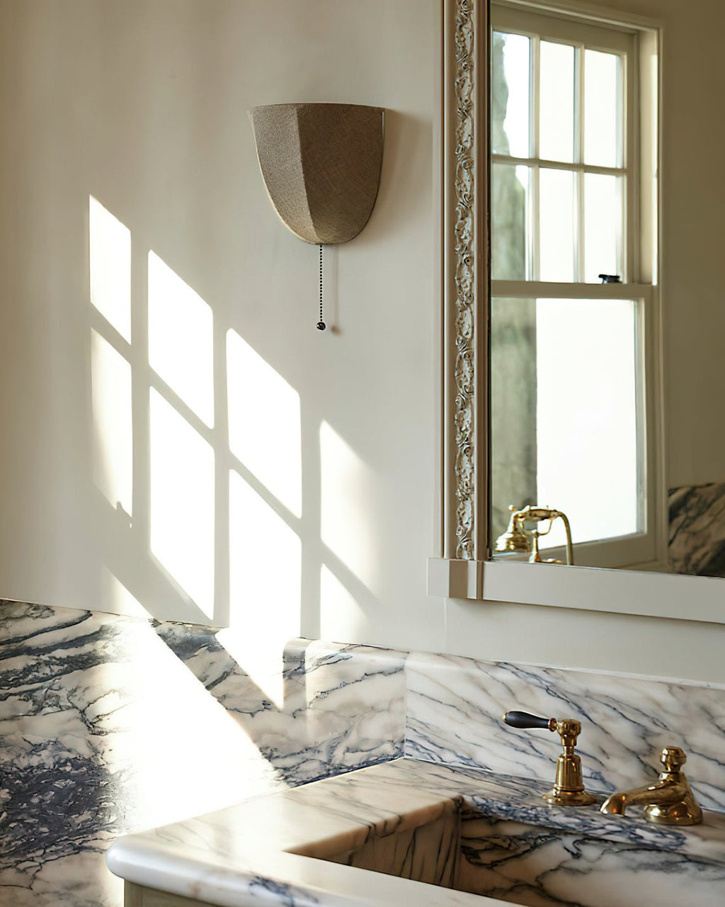 Griswold Applique Murale en Toile de Lin Naturel - Neutralighting