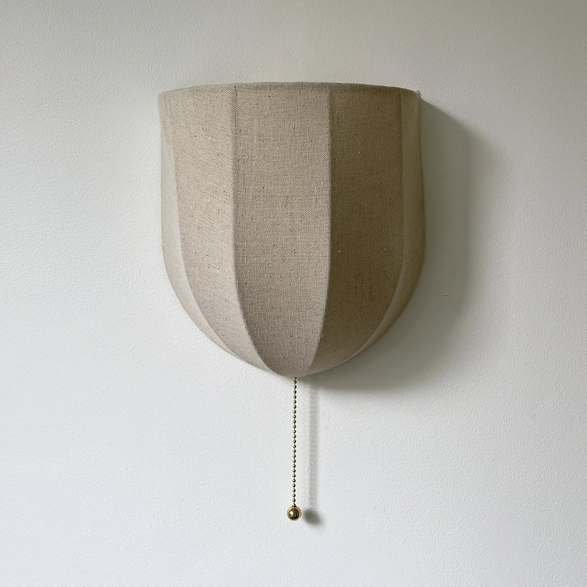 Griswold Applique Murale en Toile de Lin Naturel - Neutralighting