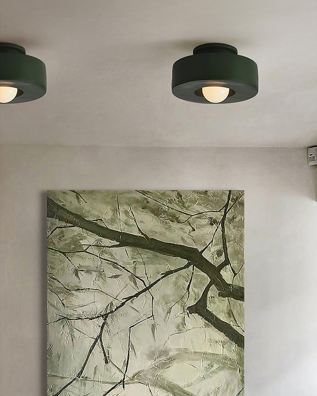 Lustra Plafonnier Simon Résine Cylindrique - Neutralighting