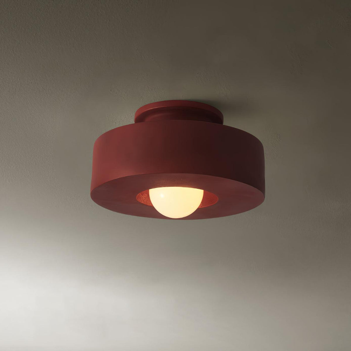 Lustra Plafonnier Simon Résine Cylindrique - Neutralighting