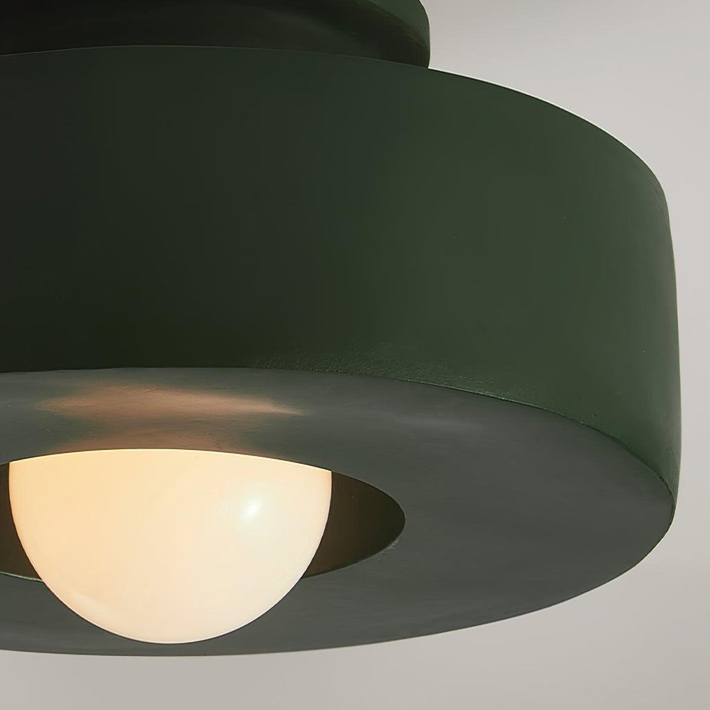 Lustra Plafonnier Simon Résine Cylindrique - Neutralighting