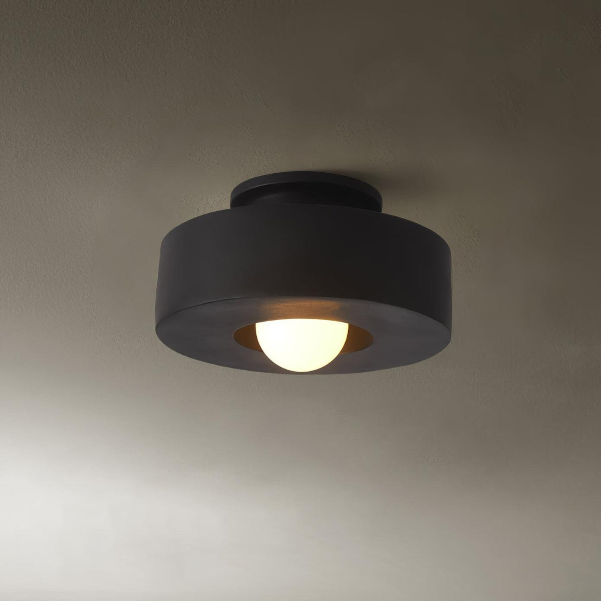 Lustra Plafonnier Simon Résine Cylindrique - Neutralighting