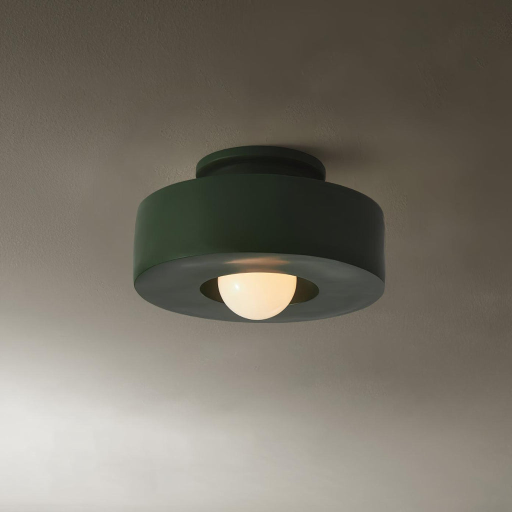 Lustra Plafonnier Simon Résine Cylindrique - Neutralighting