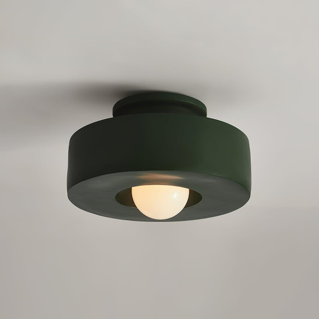 Lustra Plafonnier Simon Résine Cylindrique - Neutralighting