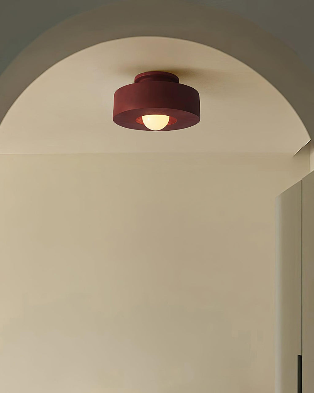 Lustra Plafonnier Simon Résine Cylindrique - Neutralighting