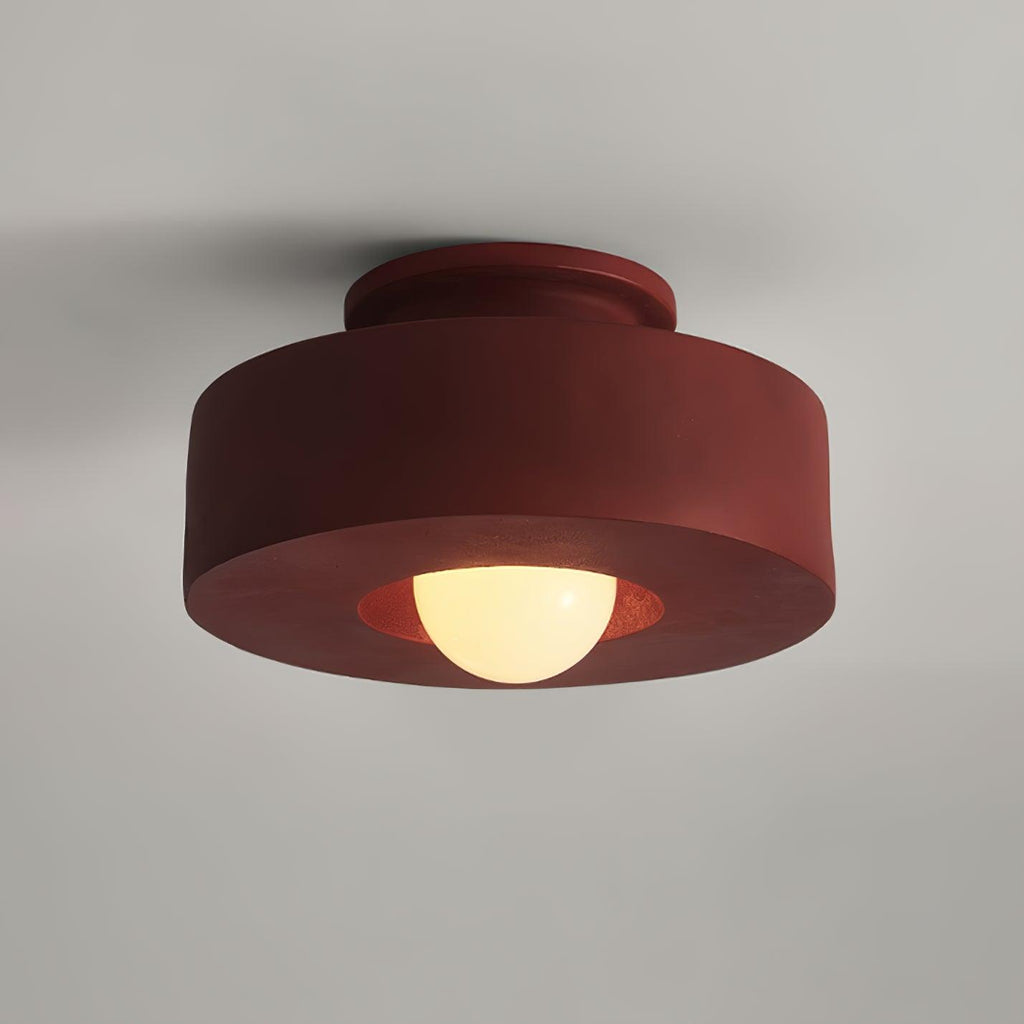 Lustra Plafonnier Simon Résine Cylindrique - Neutralighting