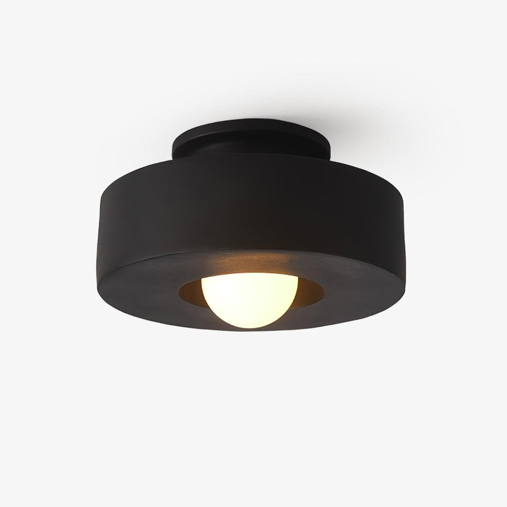 Lustra Plafonnier Simon Résine Cylindrique - Neutralighting