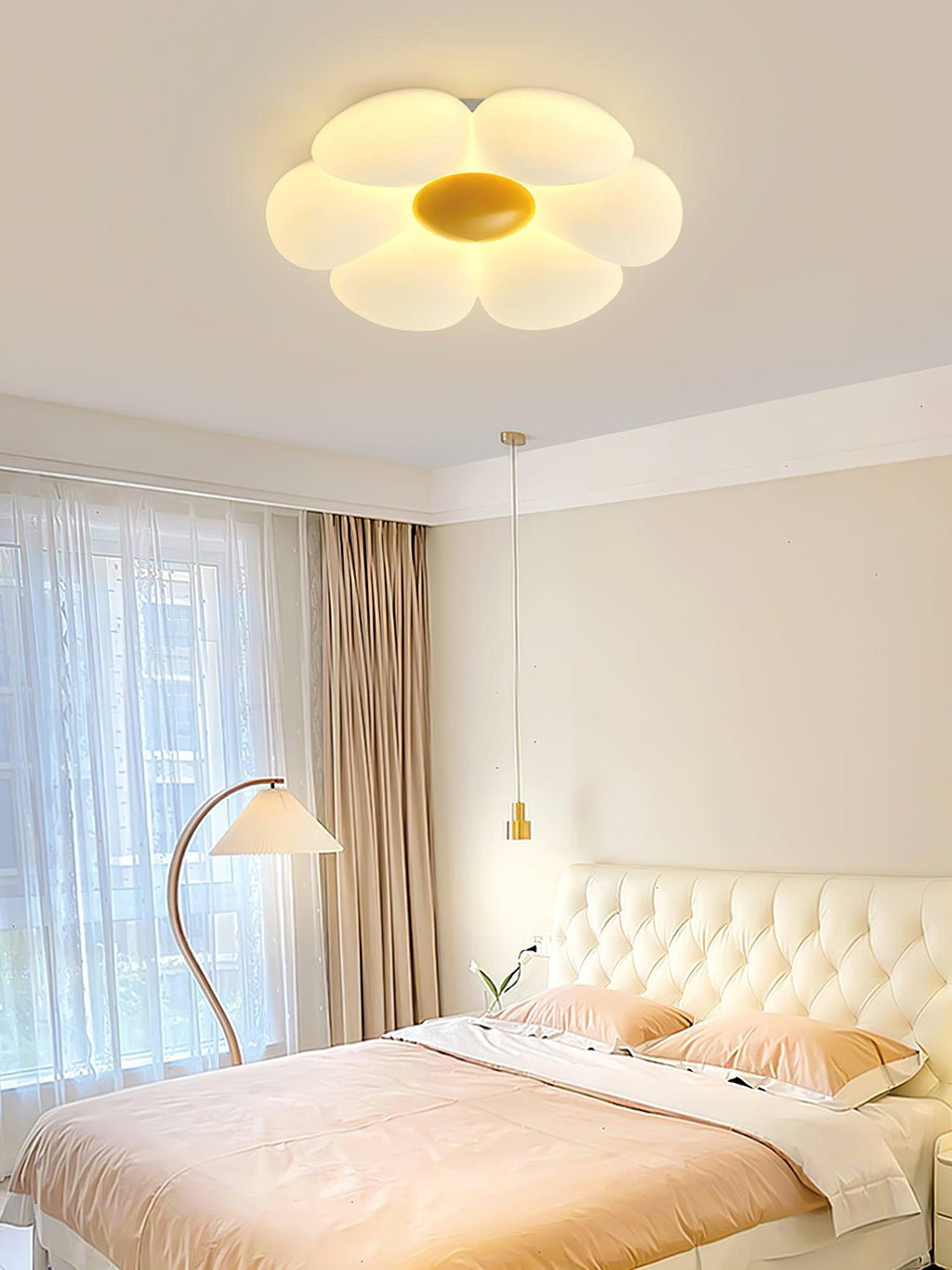 Solara Plafonnier Fleur à Six Pétales pour Chambre d'Enfant - Neutralighting