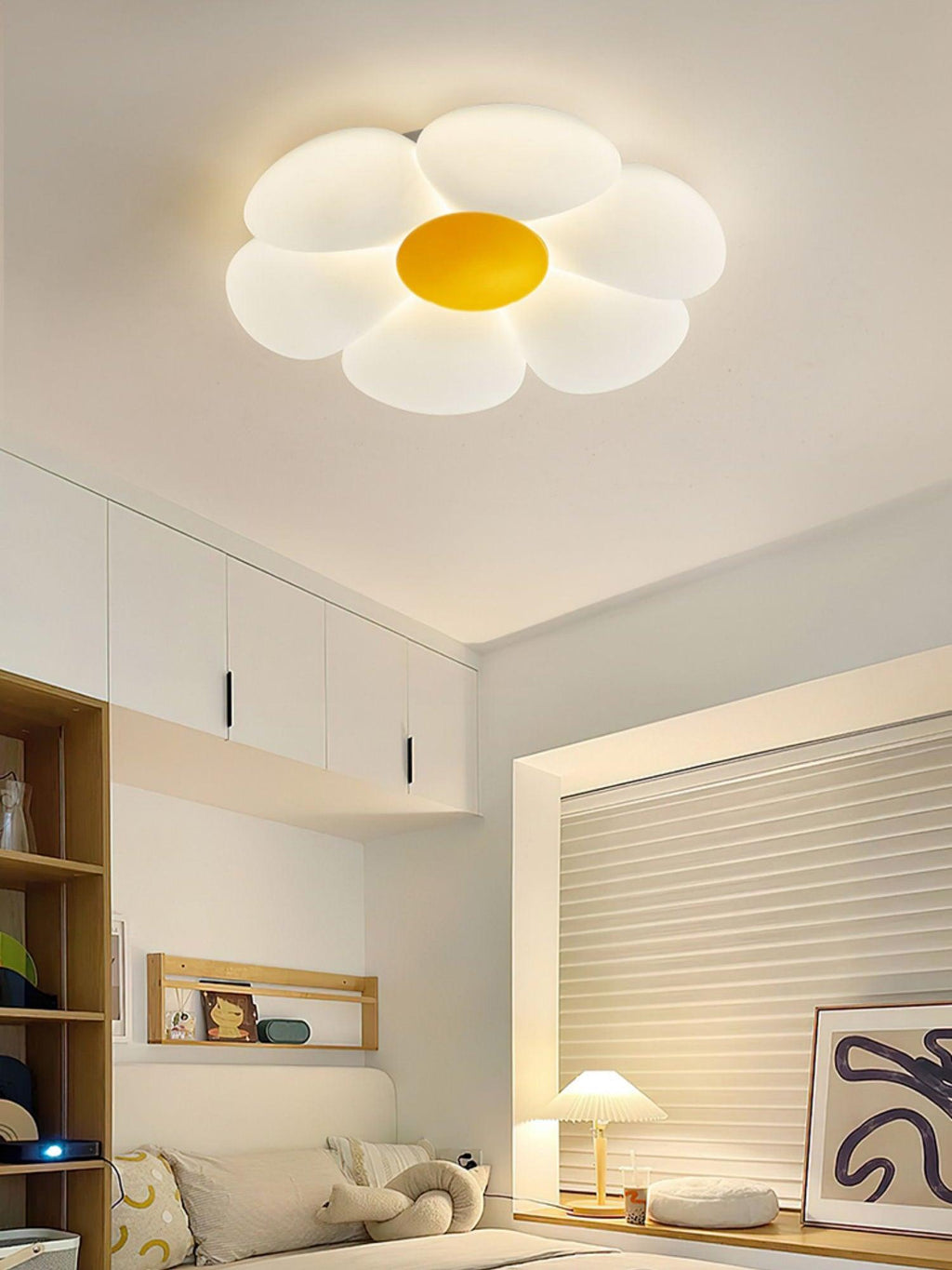 Solara Plafonnier Fleur à Six Pétales pour Chambre d'Enfant - Neutralighting