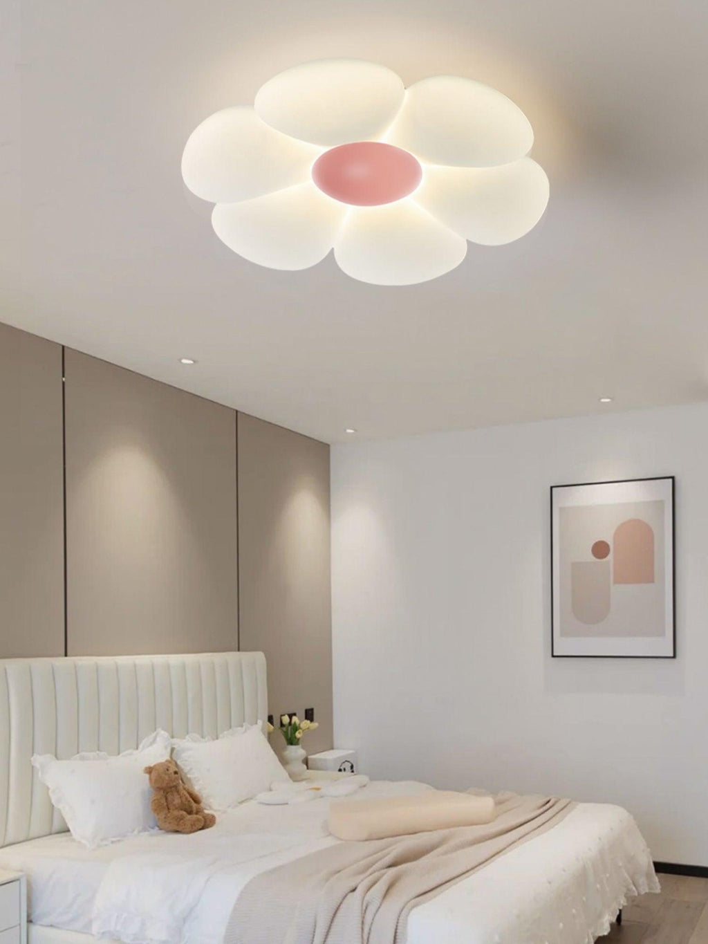Solara Plafonnier Fleur à Six Pétales pour Chambre d'Enfant - Neutralighting