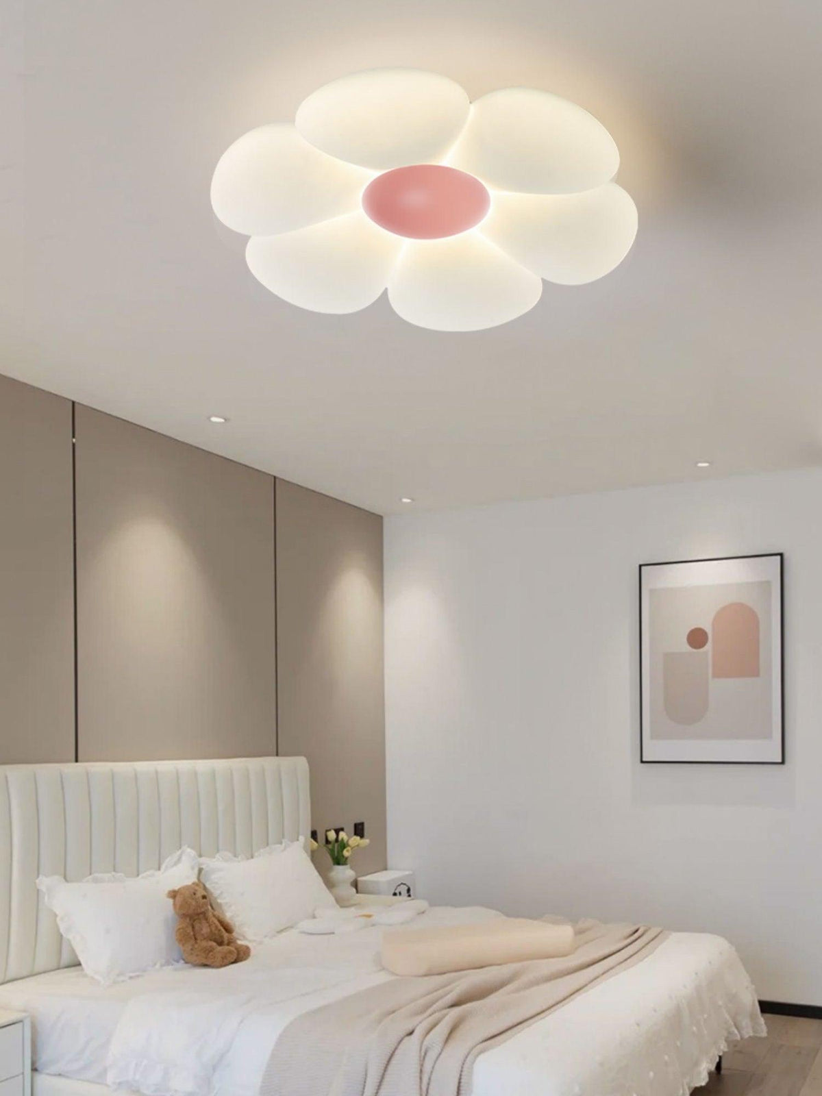 Solara Plafonnier Fleur à Six Pétales pour Chambre d'Enfant - Neutralighting