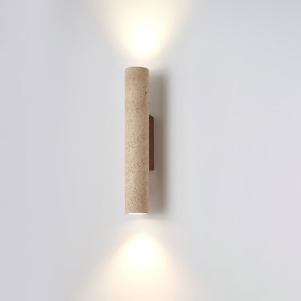 Olvaros Applique Murale Cylindre Mince Travertin - Neutralighting