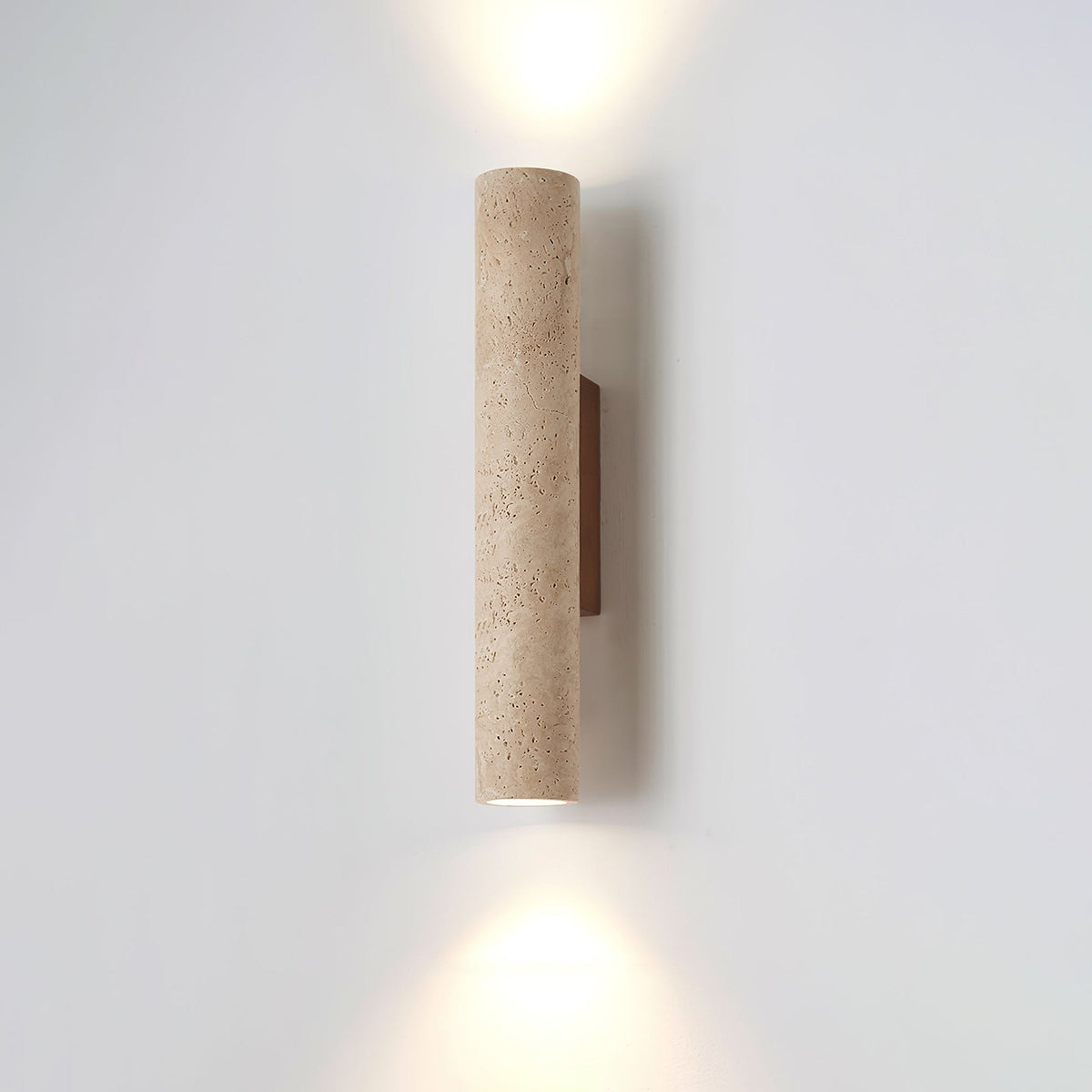 Olvaros Applique Murale Cylindre Mince Travertin - Neutralighting