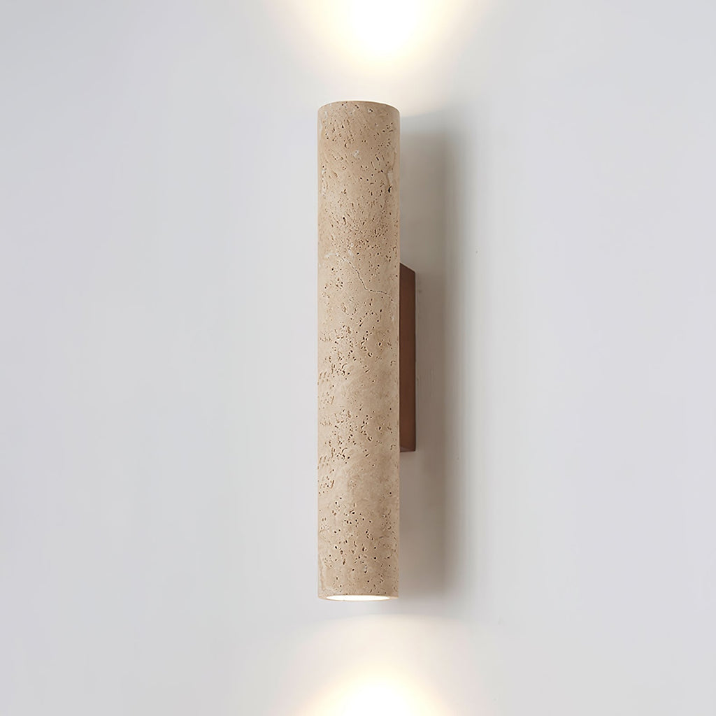 Olvaros Applique Murale Cylindre Mince Travertin - Neutralighting
