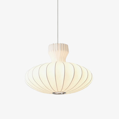 Suspension Design Ovale Blanche