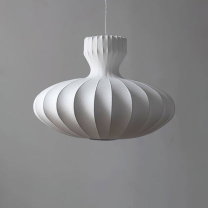 Suspension Design Ovale Blanche