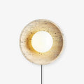 Cocarila Ring Shade Travertine Wall Light - Neutralighting