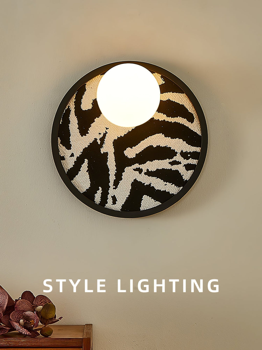 Sytala Orbit Toile d'Art Nordic Premium Applique Murale - Neutralighting