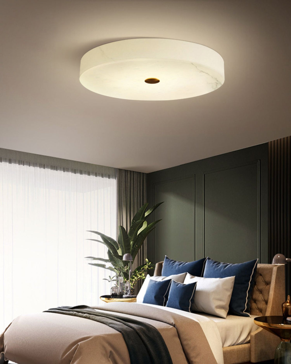 Unorir Moderne Minimaliste Albâtre Plafonnier - Neutralighting