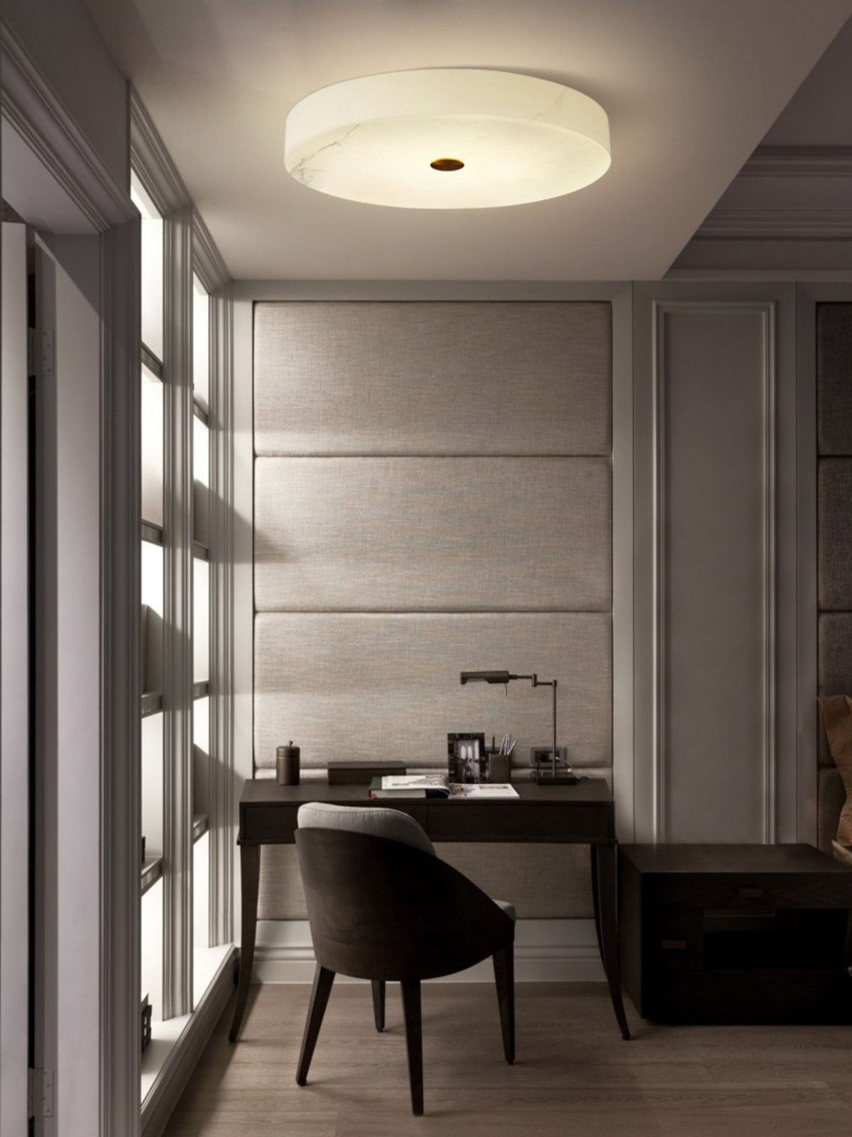 Unorir Moderne Minimaliste Albâtre Plafonnier - Neutralighting
