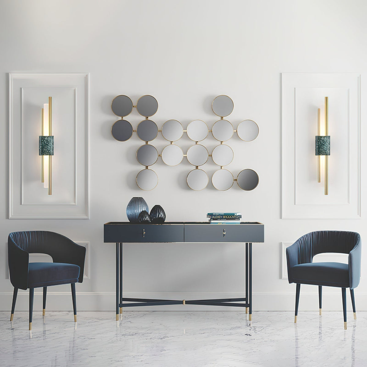 Mildred Lampe Murale en Marbre Art Nordique Premium - Neutralighting