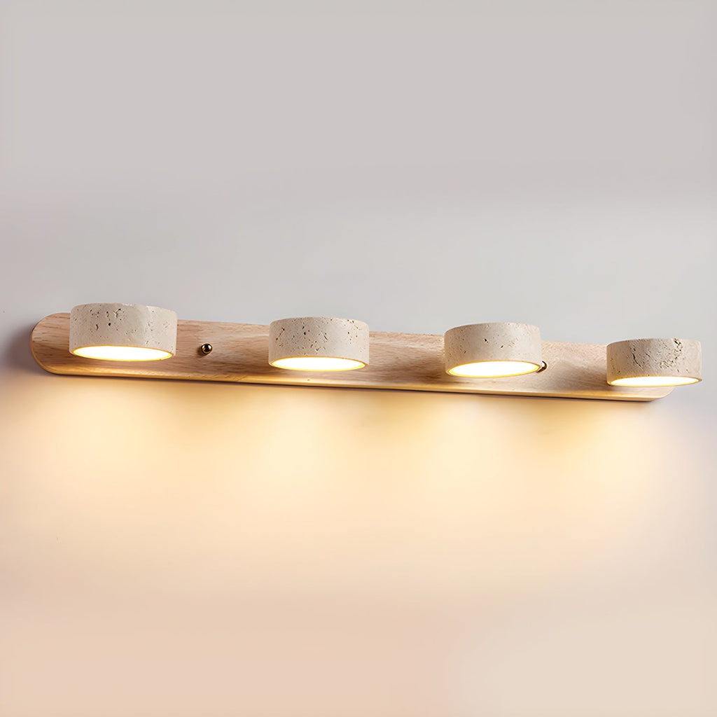 Tuelo Applique Murale Intérieure en Travertin Neutre - Neutralighting