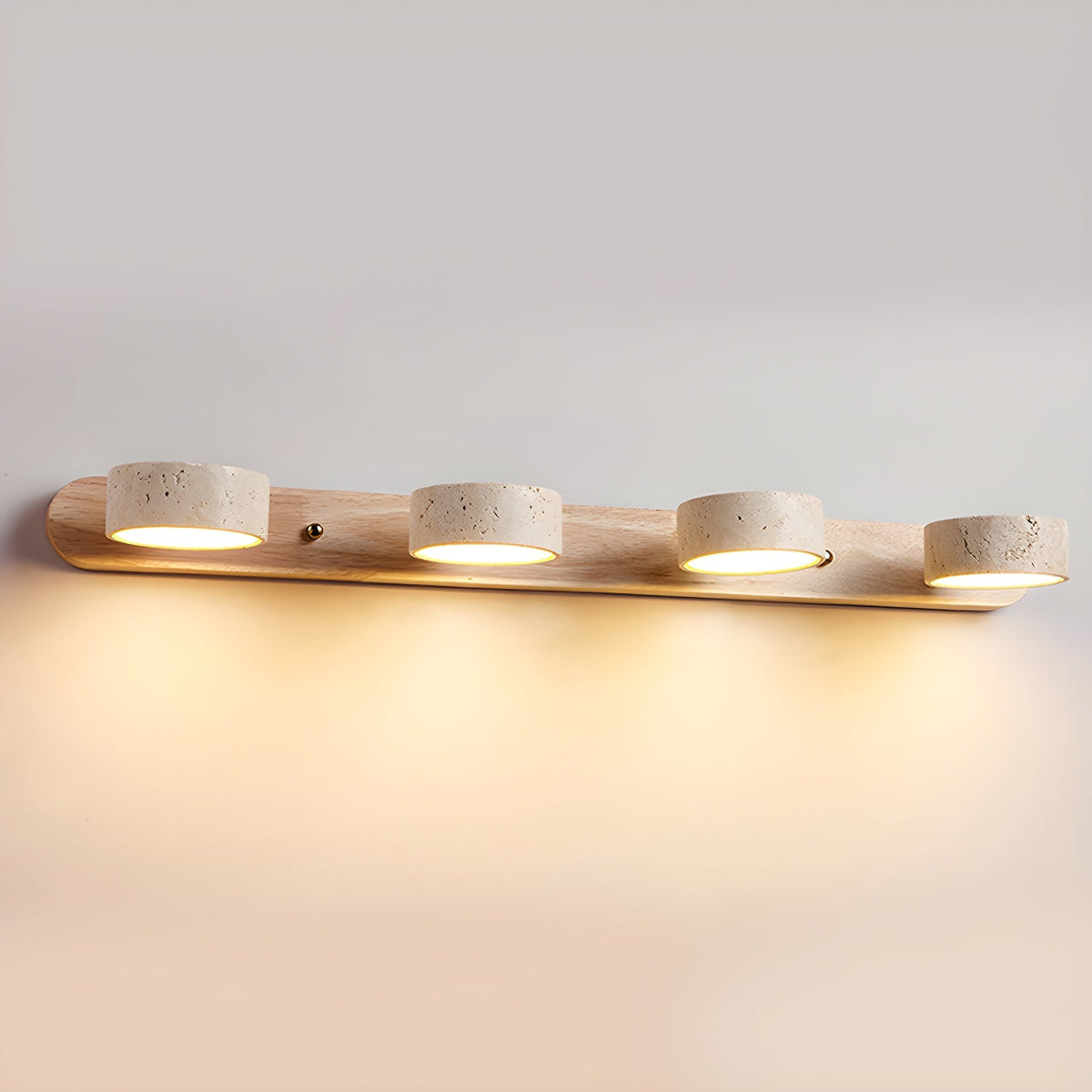 Tuelo Applique Murale Intérieure en Travertin Neutre - Neutralighting