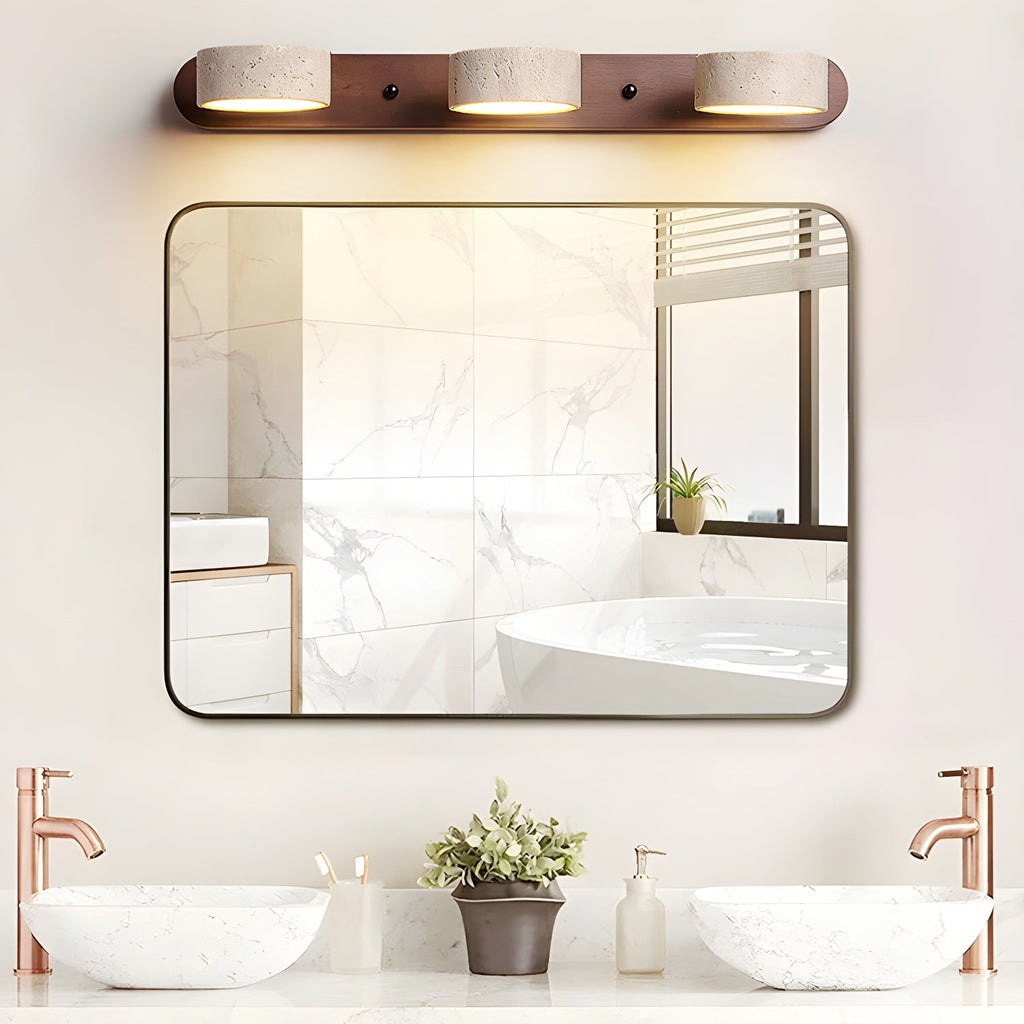 Tuelo Applique Murale Intérieure en Travertin Neutre - Neutralighting