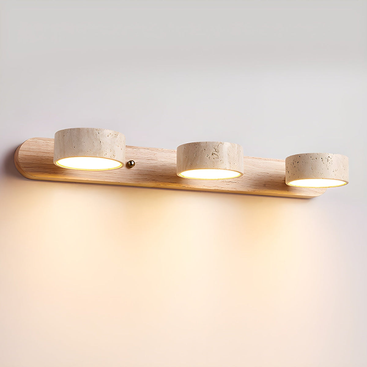 Tuelo Applique Murale Intérieure en Travertin Neutre - Neutralighting