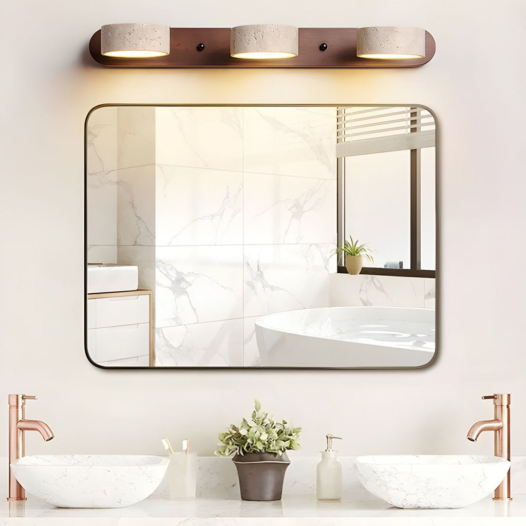 Tuelo Applique Murale Intérieure en Travertin Neutre - Neutralighting