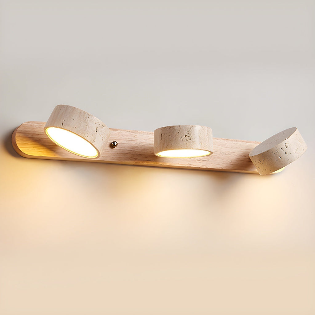Tuelo Applique Murale Intérieure en Travertin Neutre - Neutralighting