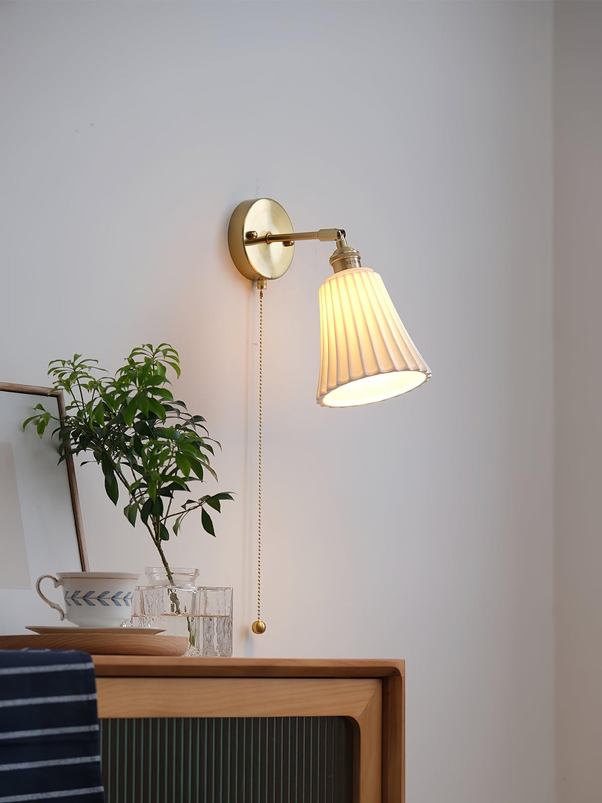 Lumorise Applique murale vintage en céramique - Neutralighting