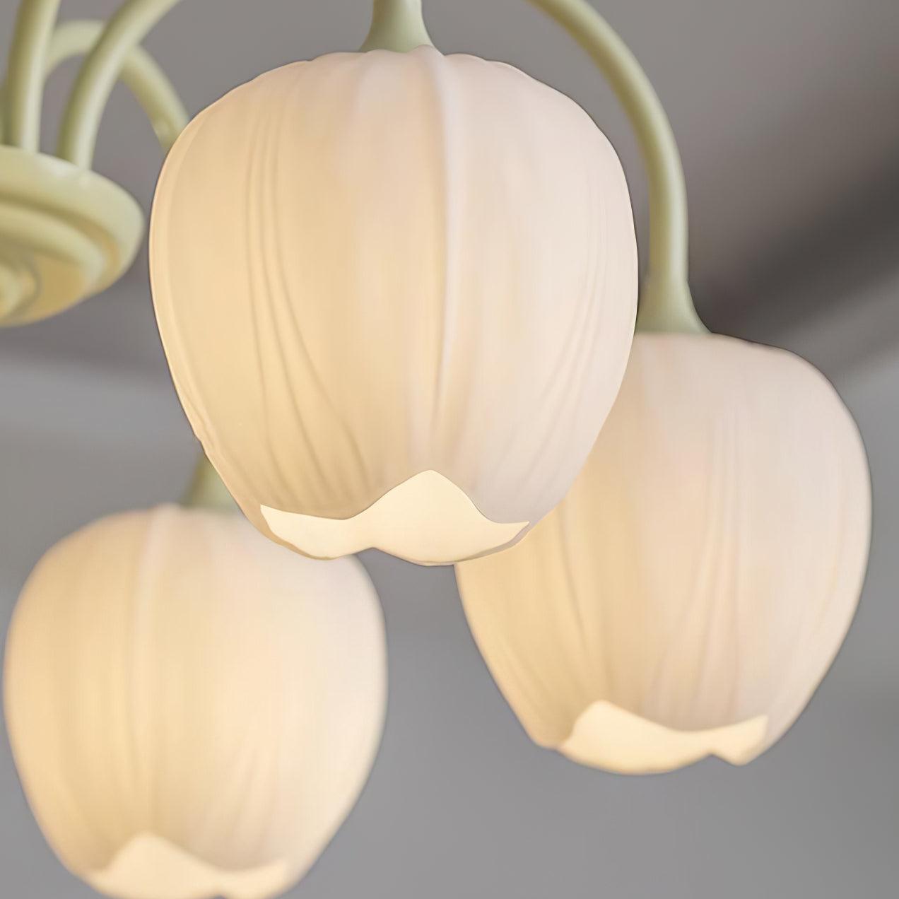 Lustre Tulipes Suspendues - Maison Lumina