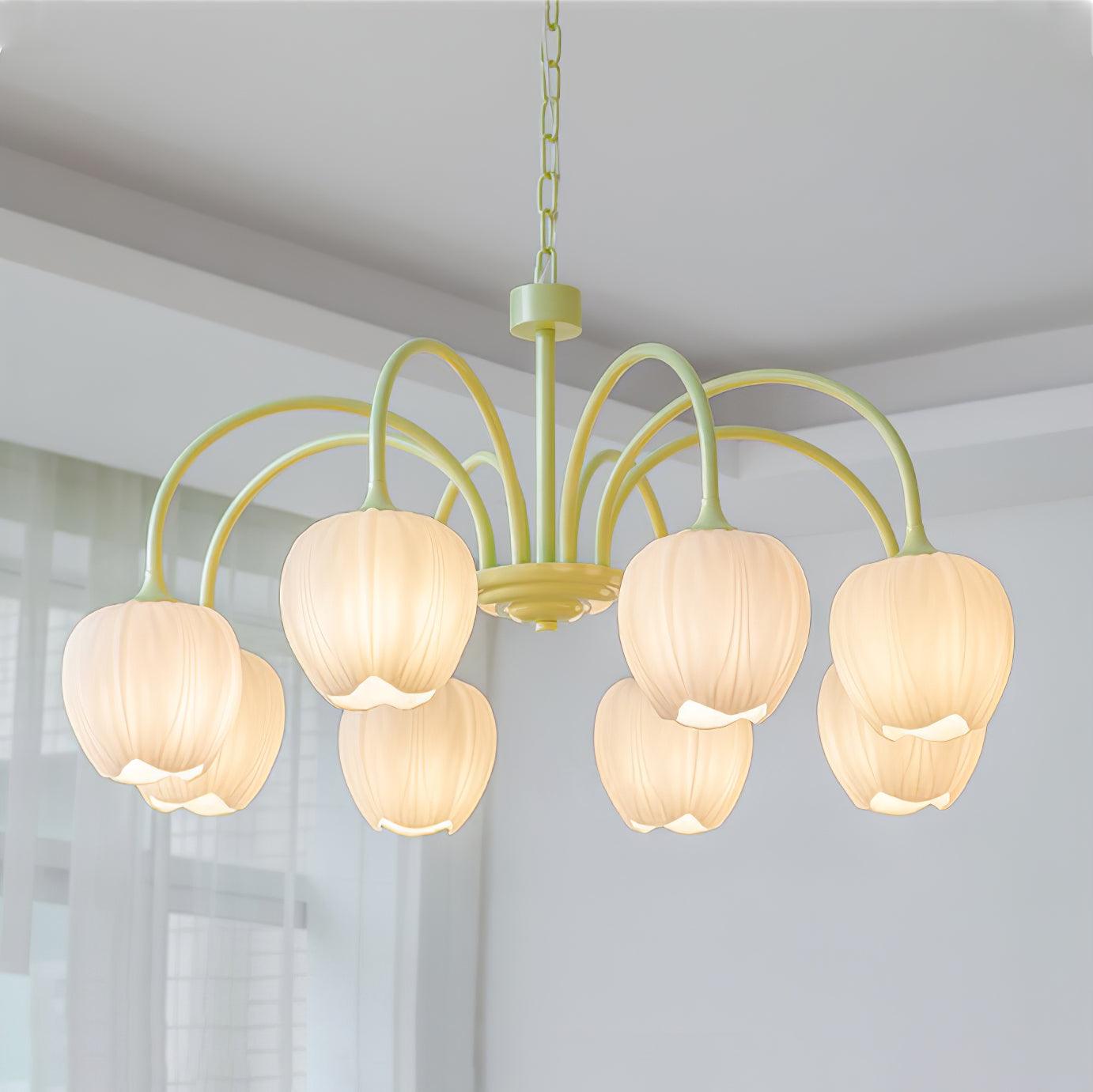 Lustre Tulipes Suspendues - Maison Lumina