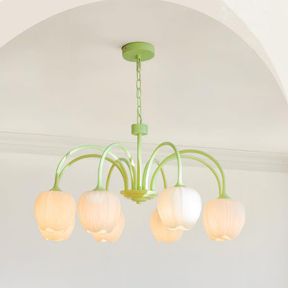 Lustre Tulipes Suspendues - Maison Lumina