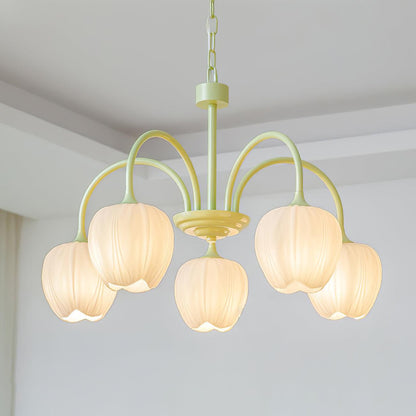 Lustre Tulipes Suspendues - Maison Lumina