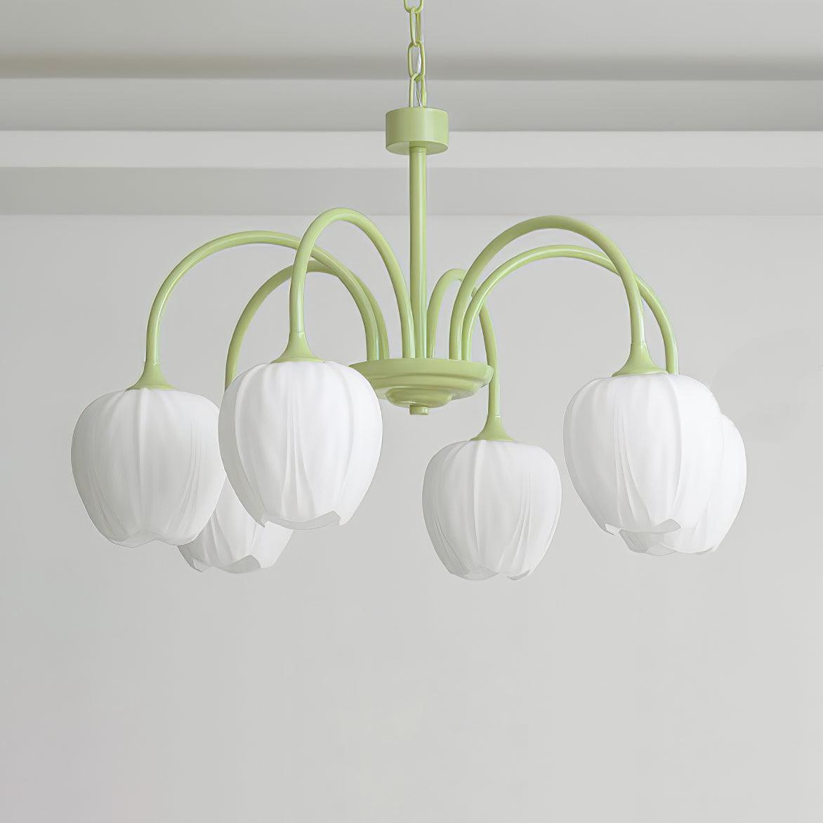 Lustre Tulipes Suspendues - Maison Lumina