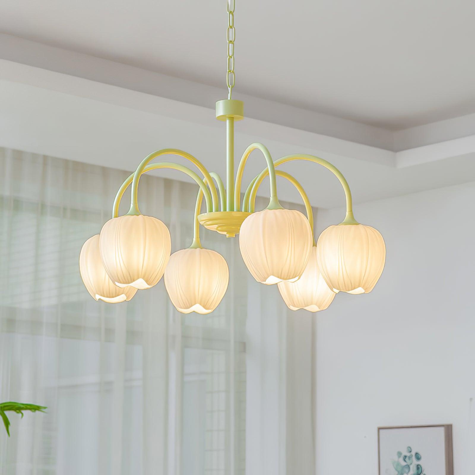 Lustre Tulipes Suspendues - Maison Lumina