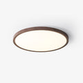 Ivera Plafonnier Rond Ultra-fin Bois - Neutralighting