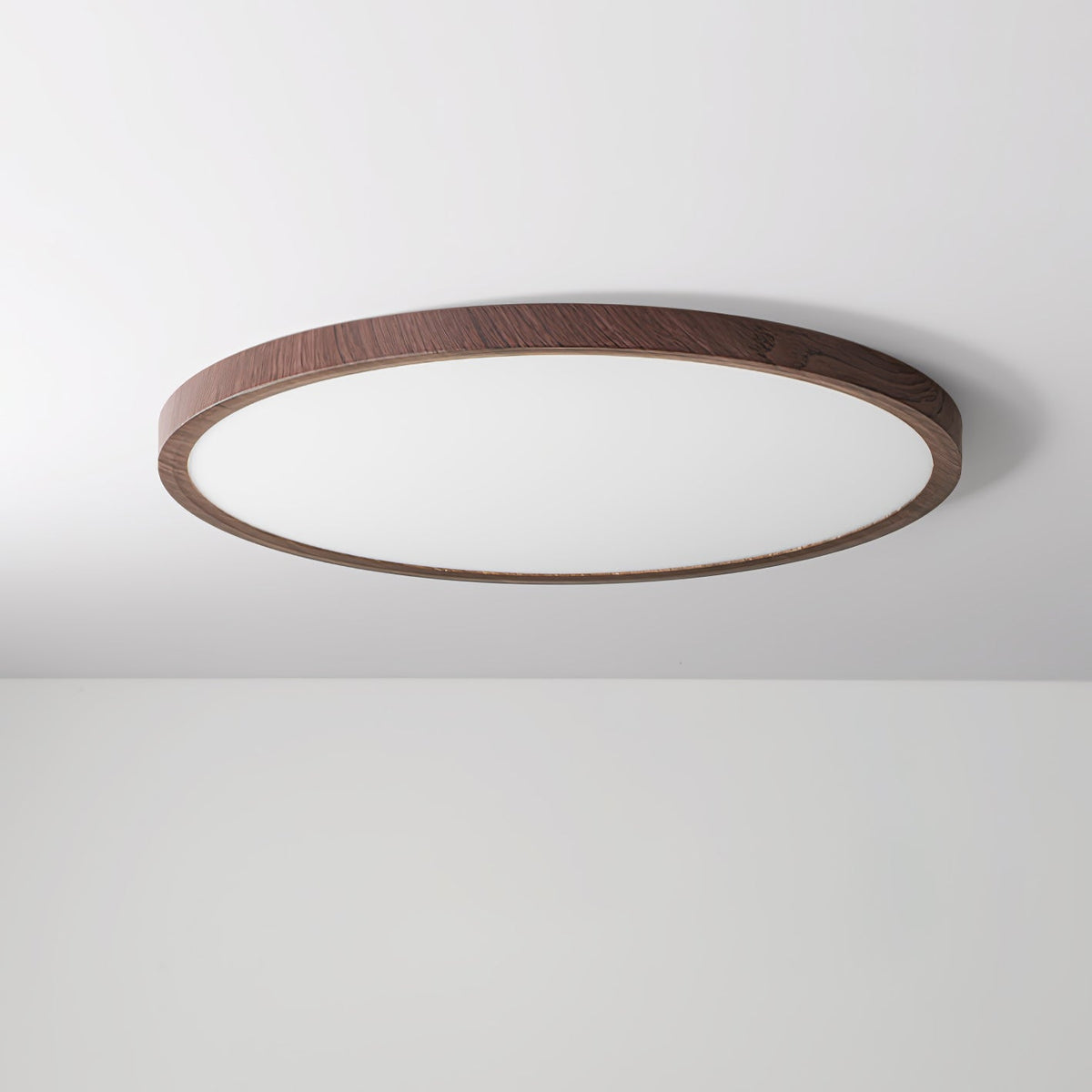 Ivera Plafonnier Rond Ultra-fin Bois - Neutralighting