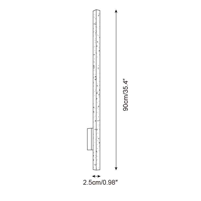 Opalyn Applique Murale Slim en Travertin - Neutralighting