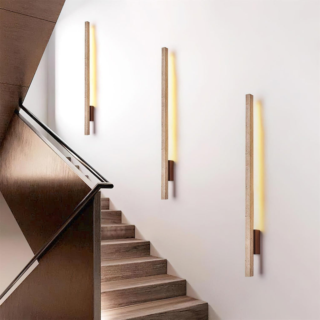 Opalyn Applique Murale Slim en Travertin - Neutralighting