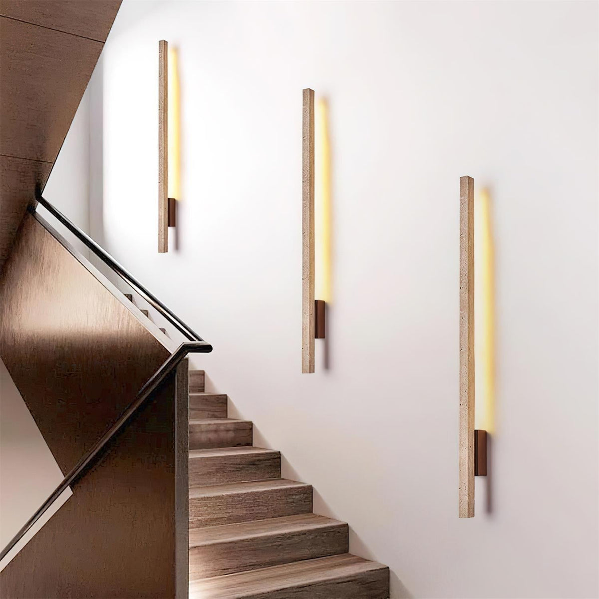 Opalyn Applique Murale Slim en Travertin - Neutralighting