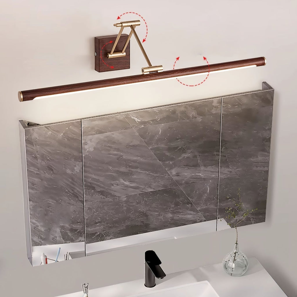 Arvararae Applique Murale Linéaire Ajustable en Noyer - Neutralighting