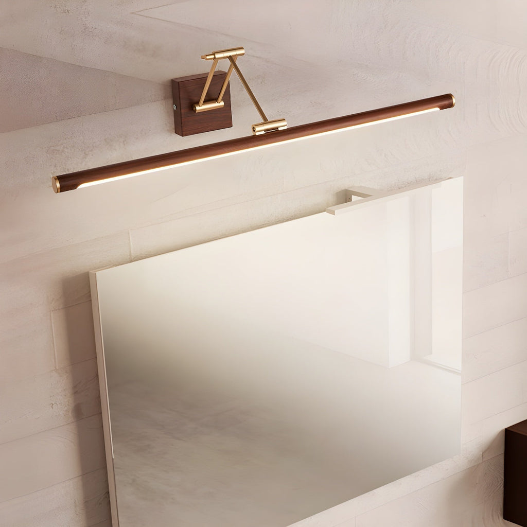 Arvararae Applique Murale Linéaire Ajustable en Noyer - Neutralighting