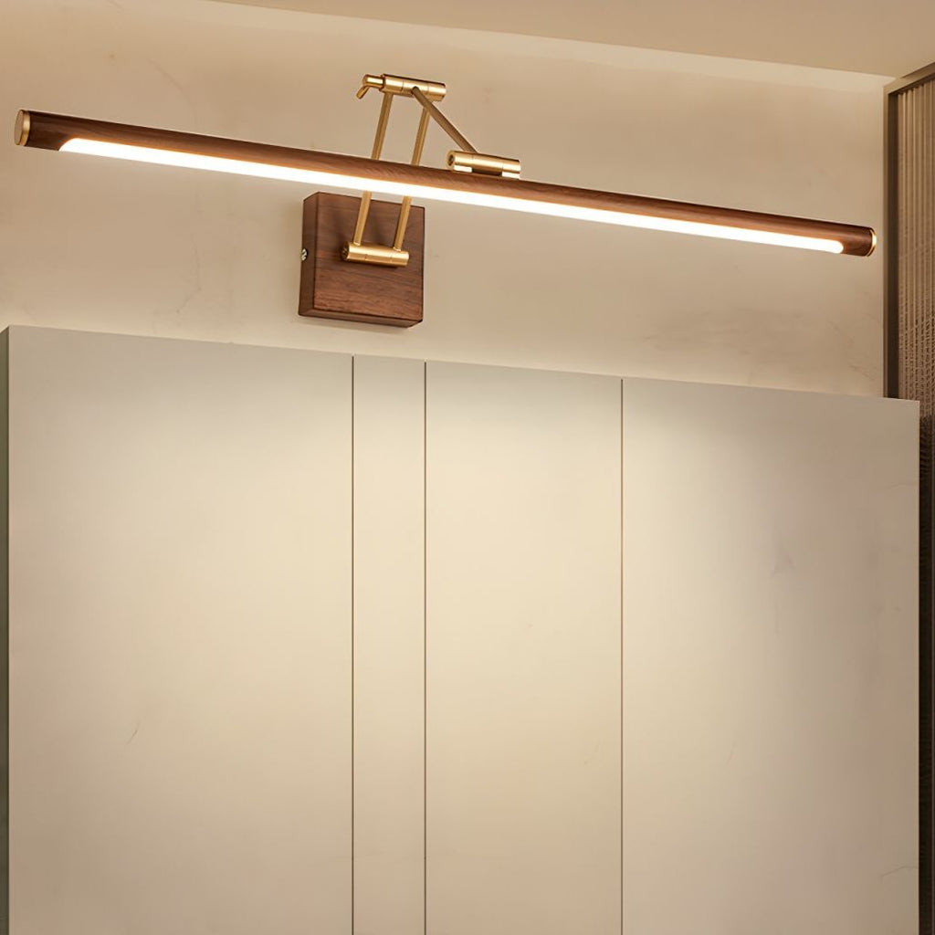 Arvararae Applique Murale Linéaire Ajustable en Noyer - Neutralighting