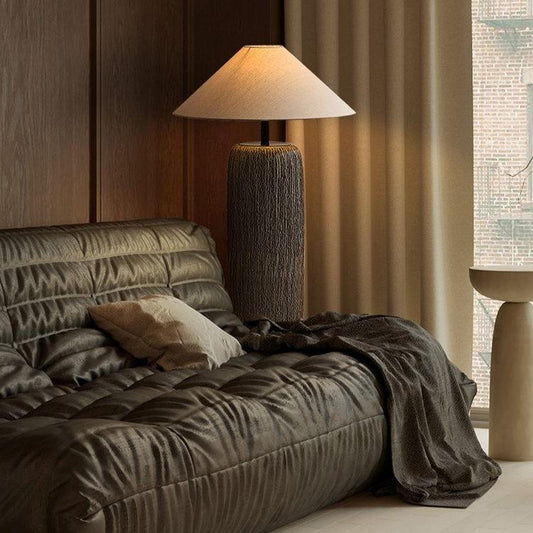 Lampadaire Bois Vieilli Authentique - Maison Lumina