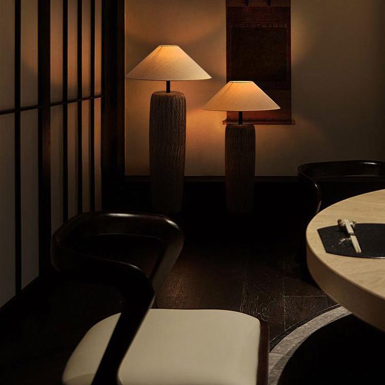 Lampadaire Bois Vieilli Authentique - Maison Lumina